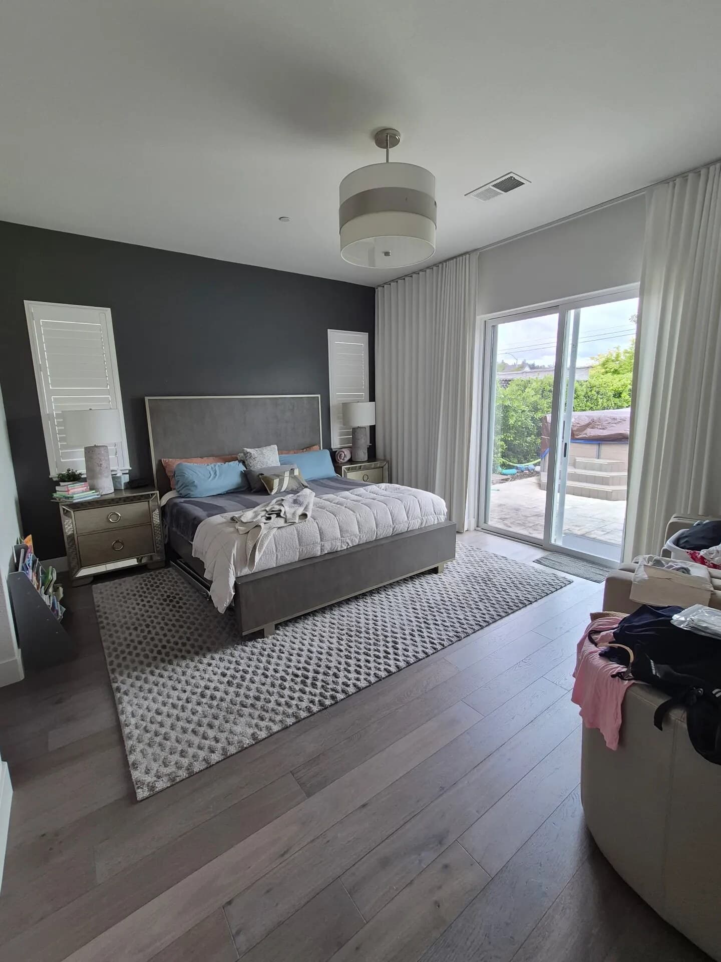 A lived-in bedroom ready for a detailed cleaning visit